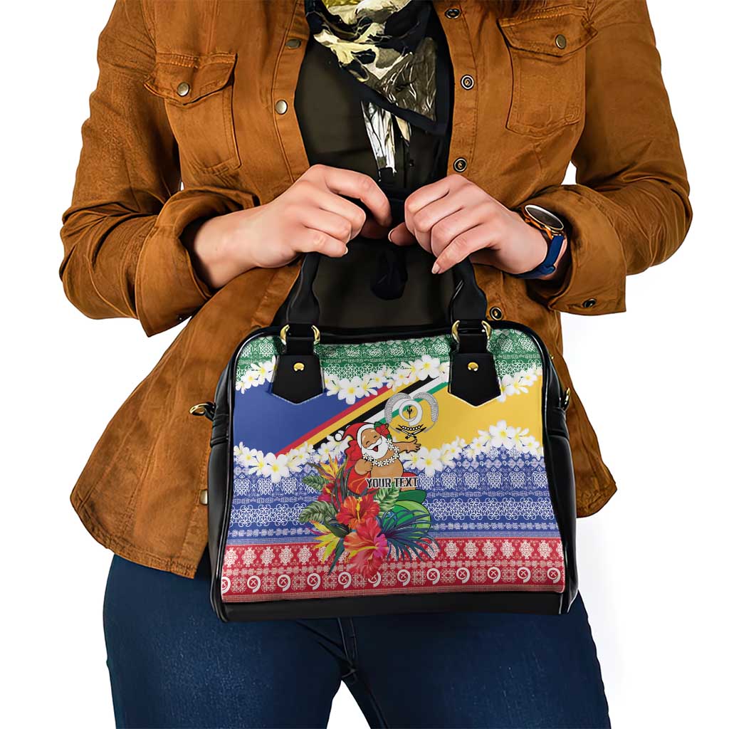 Personalised Torba Joyeux Noel Shoulder Handbag Proud To Be a Ni-Van Sand Drawing Art - Polynesian Pride