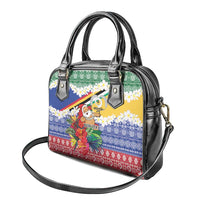 Personalised Torba Joyeux Noel Shoulder Handbag Proud To Be a Ni-Van Sand Drawing Art - Polynesian Pride