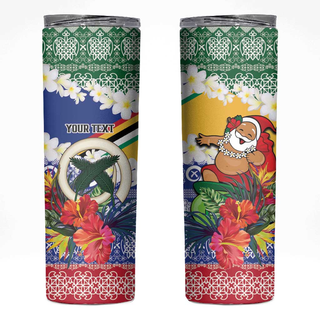 Personalised Torba Joyeux Noel Skinny Tumbler Proud To Be a Ni-Van Sand Drawing Art - Polynesian Pride