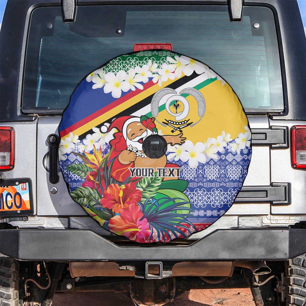 Personalised Torba Joyeux Noel Spare Tire Cover Proud To Be a Ni-Van Sand Drawing Art - Polynesian Pride