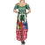 Personalised Torba Joyeux Noel Summer Maxi Dress Proud To Be a Ni-Van Sand Drawing Art - Polynesian Pride