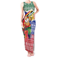 Personalised Torba Joyeux Noel Tank Maxi Dress Proud To Be a Ni-Van Sand Drawing Art - Polynesian Pride