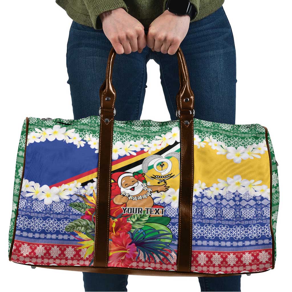 Personalised Torba Joyeux Noel Travel Bag Proud To Be a Ni-Van Sand Drawing Art - Polynesian Pride