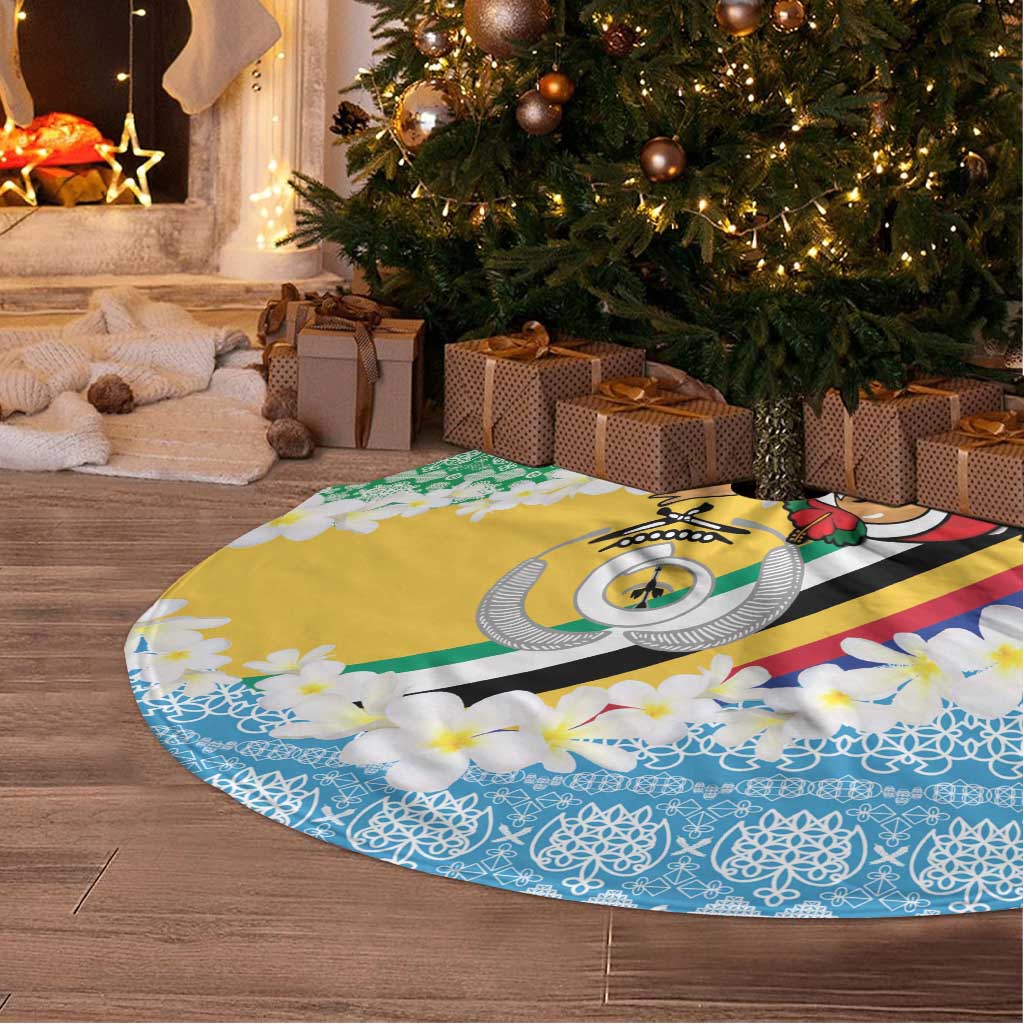 Torba Joyeux Noel Tree Skirt Proud To Be a Ni-Van Sand Drawing Art - Polynesian Pride