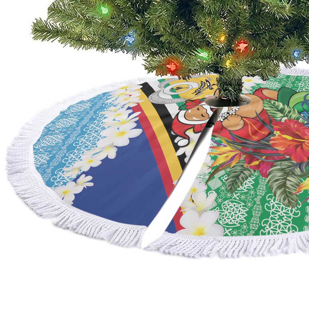 Torba Joyeux Noel Tree Skirt Proud To Be a Ni-Van Sand Drawing Art - Polynesian Pride