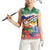 Personalised Torba Joyeux Noel Women Sleeveless Polo Shirt Proud To Be a Ni-Van Sand Drawing Art - Polynesian Pride