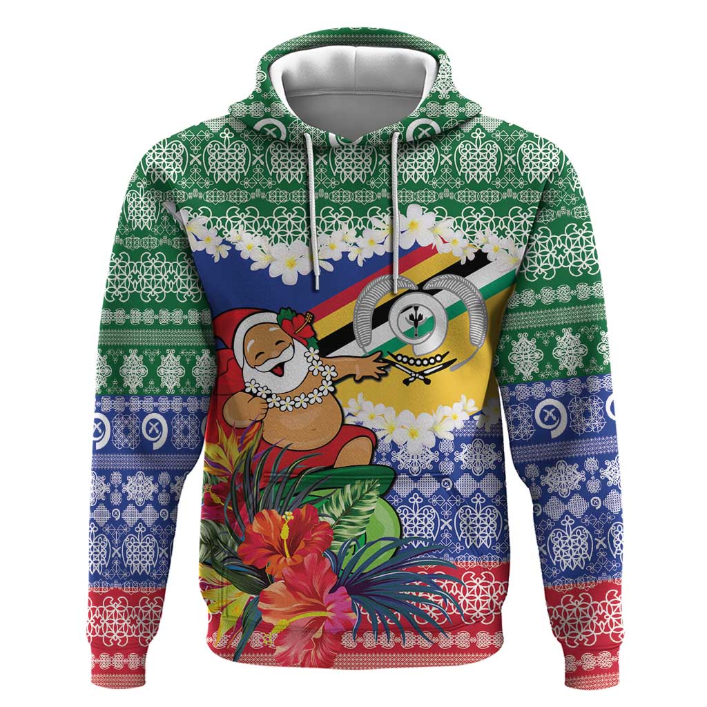 Personalised Torba Joyeux Noel Zip Hoodie Proud To Be a Ni-Van Sand Drawing Art - Polynesian Pride