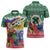 Personalised Torba Joyeux Noel Zipper Polo Shirt Proud To Be a Ni-Van Sand Drawing Art - Polynesian Pride