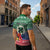 Personalised Torba Joyeux Noel Zipper Polo Shirt Proud To Be a Ni-Van Sand Drawing Art - Polynesian Pride