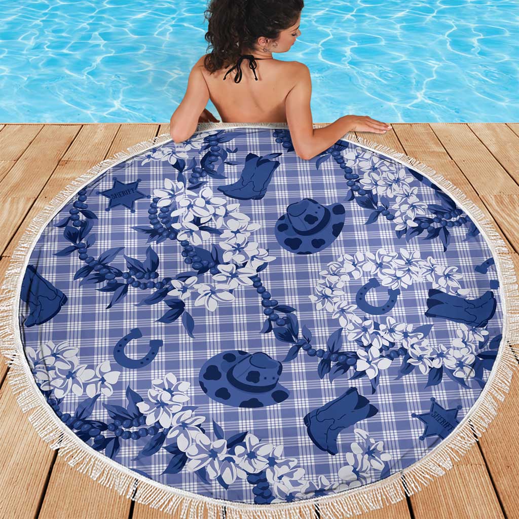 Mokihana Maile Ilima Leis Paniolo Palaka Beach Blanket Hawaiian Polu Spirit - Polynesian Pride