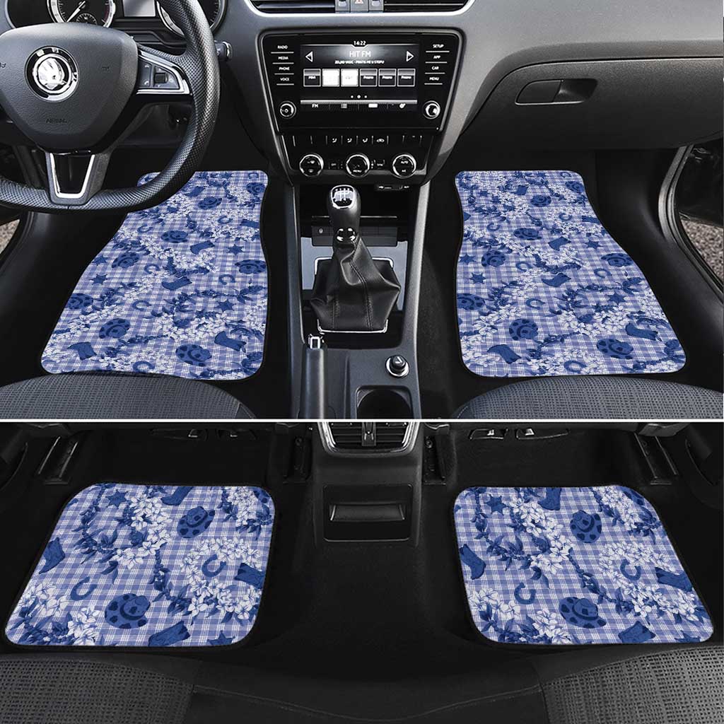 Mokihana Maile Ilima Leis Paniolo Palaka Car Mats Hawaiian Polu Spirit - Polynesian Pride