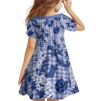 Mokihana Maile Ilima Leis Paniolo Palaka Family Matching Off Shoulder Maxi Dress and Hawaiian Shirt Hawaiian Polu Spirit - Polynesian Pride