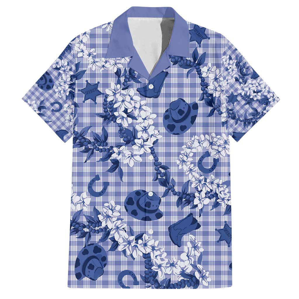 Mokihana Maile Ilima Leis Paniolo Palaka Family Matching Summer Maxi Dress and Hawaiian Shirt Hawaiian Polu Spirit - Polynesian Pride