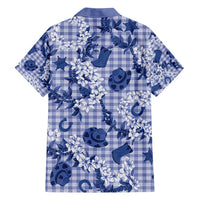 Mokihana Maile Ilima Leis Paniolo Palaka Family Matching Summer Maxi Dress and Hawaiian Shirt Hawaiian Polu Spirit - Polynesian Pride