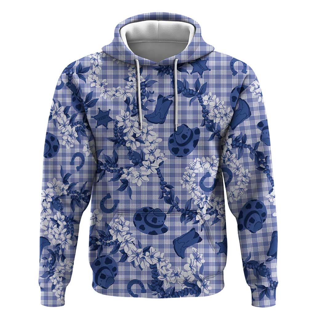 Mokihana Maile Ilima Leis Paniolo Palaka Hoodie Hawaiian Polu Spirit - Polynesian Pride