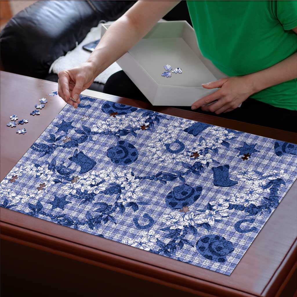 Mokihana Maile Ilima Leis Paniolo Palaka Puzzle Hawaiian Polu Spirit - Polynesian Pride