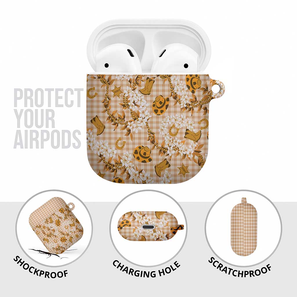 Mokihana Maile Ilima Leis Paniolo Palaka AirPods Case Hawaiian Kula Spirit - Polynesian Pride