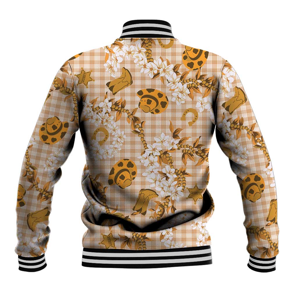 Mokihana Maile Ilima Leis Paniolo Palaka Baseball Jacket Hawaiian Kula Spirit - Polynesian Pride