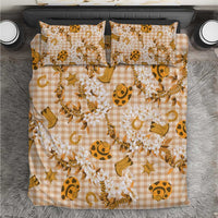 Mokihana Maile Ilima Leis Paniolo Palaka Bedding Set Hawaiian Kula Spirit - Polynesian Pride