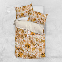 Mokihana Maile Ilima Leis Paniolo Palaka Bedding Set Hawaiian Kula Spirit - Polynesian Pride