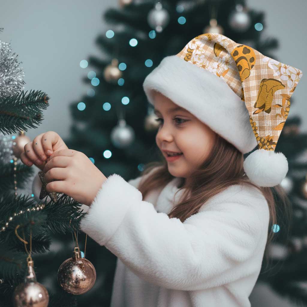 Mokihana Maile Ilima Leis Paniolo Palaka Christmas Santa Hat Hawaiian Kula Spirit - Polynesian Pride