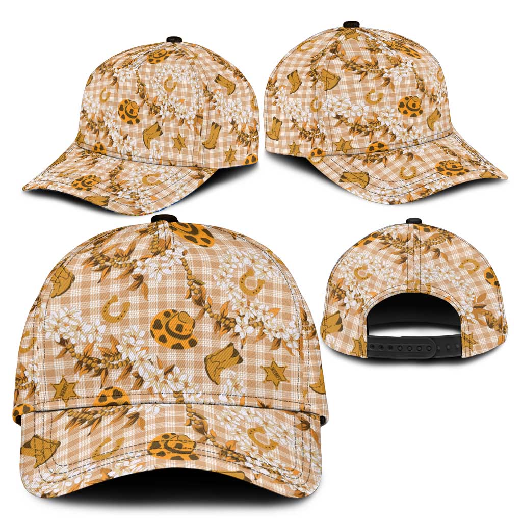 Mokihana Maile Ilima Leis Paniolo Palaka Classic Cap Hawaiian Kula Spirit - Polynesian Pride