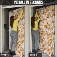 Mokihana Maile Ilima Leis Paniolo Palaka Door Cover Hawaiian Kula Spirit - Polynesian Pride