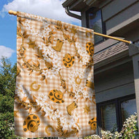 Mokihana Maile Ilima Leis Paniolo Palaka Garden Flag Hawaiian Kula Spirit - Polynesian Pride