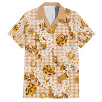 Mokihana Maile Ilima Leis Paniolo Palaka Hawaiian Shirt Hawaiian Kula Spirit - Polynesian Pride