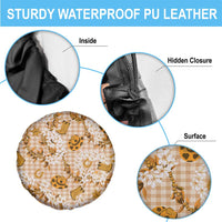 Mokihana Maile Ilima Leis Paniolo Palaka Spare Tire Cover Hawaiian Kula Spirit - Polynesian Pride