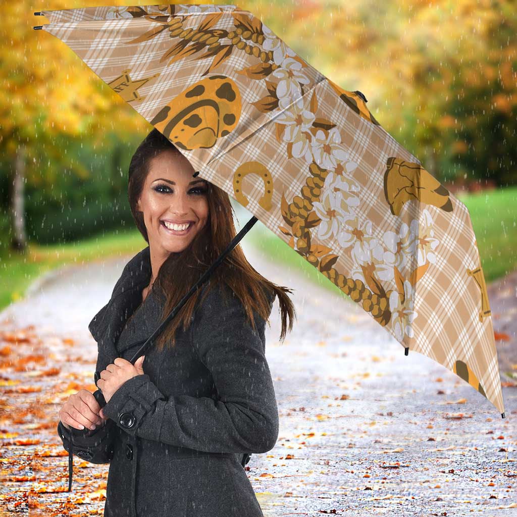 Mokihana Maile Ilima Leis Paniolo Palaka Umbrella Hawaiian Kula Spirit - Polynesian Pride