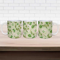 Mokihana Maile Ilima Leis Paniolo Palaka Ceramic Mug Hawaiian Omaomo Ala Spirit - Polynesian Pride