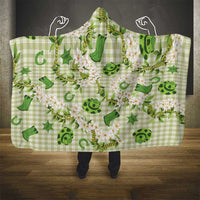 Mokihana Maile Ilima Leis Paniolo Palaka Hooded Blanket Hawaiian Omaomo Ala Spirit - Polynesian Pride