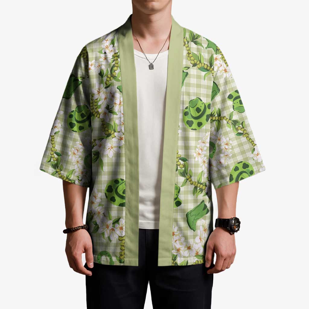 Mokihana Maile Ilima Leis Paniolo Palaka Kimono Hawaiian Omaomo Ala Spirit - Polynesian Pride