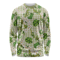 Mokihana Maile Ilima Leis Paniolo Palaka Long Sleeve Shirt Hawaiian Omaomo Ala Spirit - Polynesian Pride