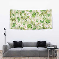 Mokihana Maile Ilima Leis Paniolo Palaka Tapestry Hawaiian Omaomo Ala Spirit - Polynesian Pride