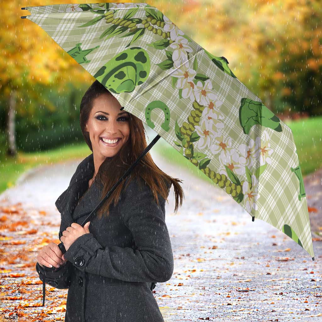 Mokihana Maile Ilima Leis Paniolo Palaka Umbrella Hawaiian Omaomo Ala Spirit - Polynesian Pride