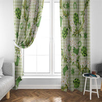 Mokihana Maile Ilima Leis Paniolo Palaka Window Curtain Hawaiian Omaomo Ala Spirit - Polynesian Pride