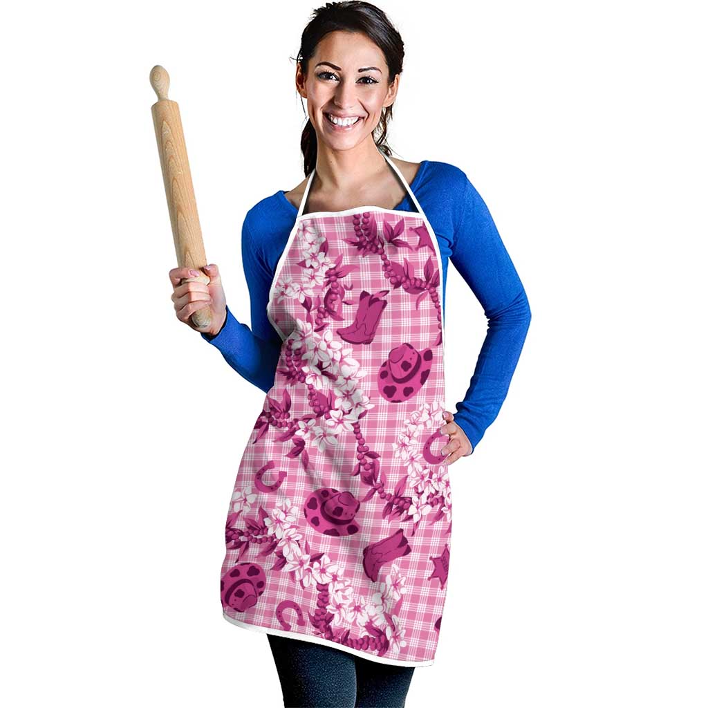 Mokihana Maile Ilima Leis Paniolo Palaka Apron Hawaiian Omaomo Ulaula Spirit - Polynesian Pride