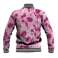 Mokihana Maile Ilima Leis Paniolo Palaka Baseball Jacket Hawaiian Omaomo Ulaula Spirit - Polynesian Pride