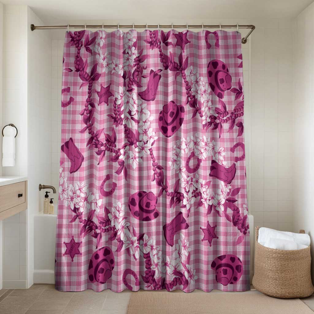 Mokihana Maile Ilima Leis Paniolo Palaka Bathroom Set Hawaiian Omaomo Ulaula Spirit - Polynesian Pride