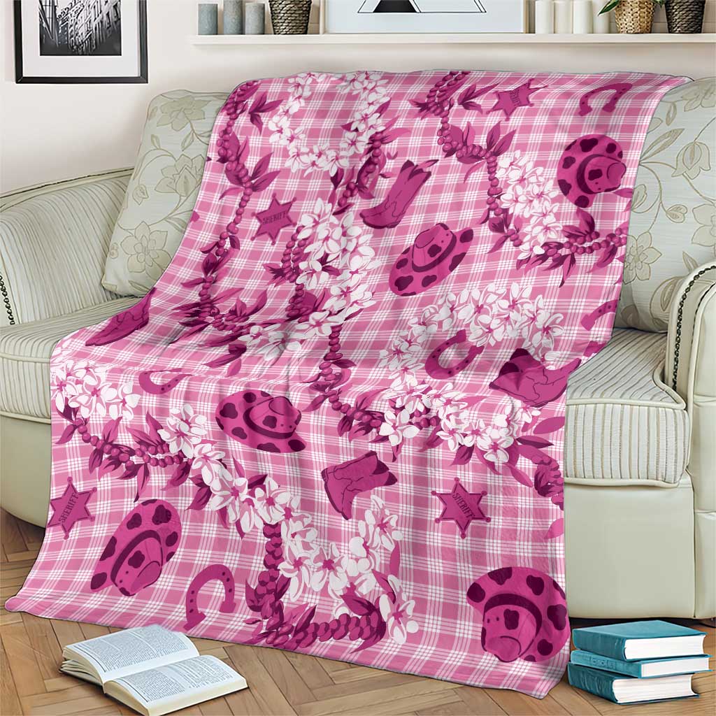 Mokihana Maile Ilima Leis Paniolo Palaka Blanket Hawaiian Omaomo Ulaula Spirit - Polynesian Pride