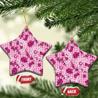 Mokihana Maile Ilima Leis Paniolo Palaka Ceramic Ornament Hawaiian Omaomo Ulaula Spirit - Polynesian Pride