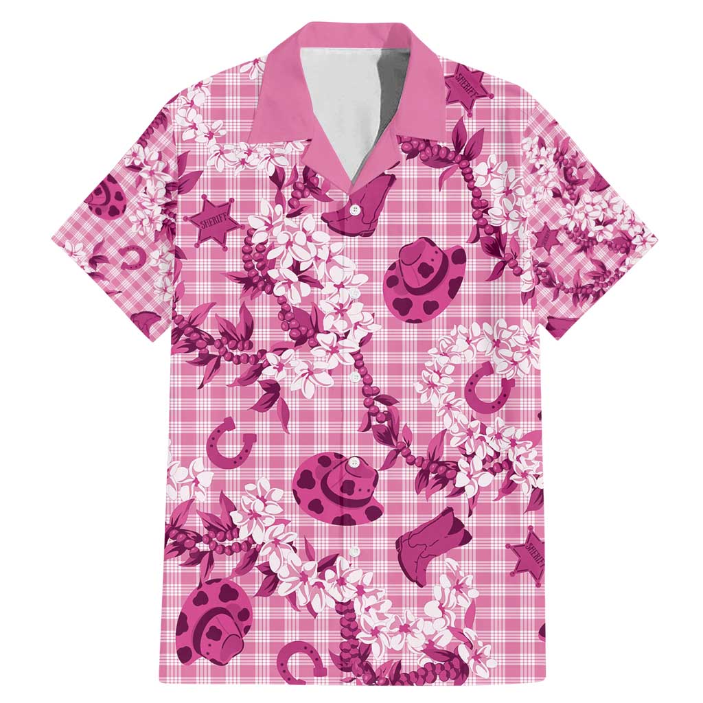 Mokihana Maile Ilima Leis Paniolo Palaka Family Matching Mermaid Dress and Hawaiian Shirt Hawaiian Omaomo Ulaula Spirit - Polynesian Pride