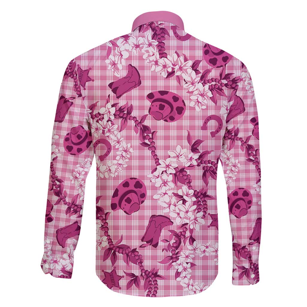 Mokihana Maile Ilima Leis Paniolo Palaka Family Matching Mermaid Dress and Hawaiian Shirt Hawaiian Omaomo Ulaula Spirit - Polynesian Pride