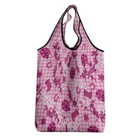 Mokihana Maile Ilima Leis Paniolo Palaka Grocery Bag Hawaiian Omaomo Ulaula Spirit - Polynesian Pride