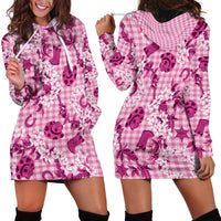 Mokihana Maile Ilima Leis Paniolo Palaka Hoodie Dress Hawaiian Omaomo Ulaula Spirit - Polynesian Pride