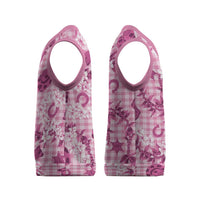 Mokihana Maile Ilima Leis Paniolo Palaka Christmas Knitted V-Neck Vest Hawaiian Omaomo Ulaula Spirit - Polynesian Pride