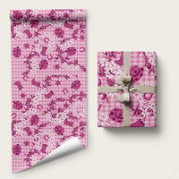 Mokihana Maile Ilima Leis Paniolo Palaka Wrapping Paper Hawaiian Omaomo Ulaula Spirit - Polynesian Pride