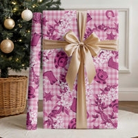 Mokihana Maile Ilima Leis Paniolo Palaka Wrapping Paper Hawaiian Omaomo Ulaula Spirit - Polynesian Pride